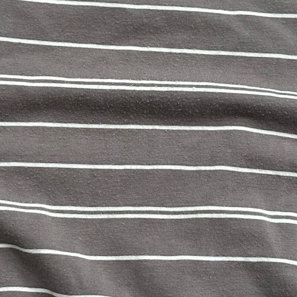 Athleta Women Small Gray and White Striped Midi Dress - Picture 7 of 11